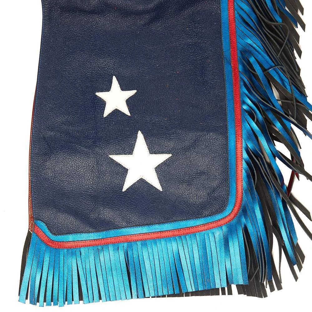 Jerry Beagley Braiding Co. Small Youth Chap W/Flag 4 Jerry Beagley Braiding Co. Small Youth Chap W/Flag - Image 2