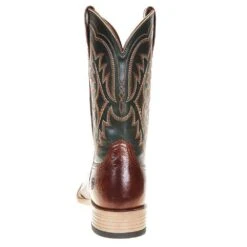 Ariat Men's Ariat Ryden Ultra Gingersnap 11in.Tack Green Top Square Toe Boot -Western Cowboy Store 10035926 3