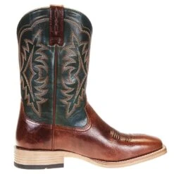 Ariat Men's Ariat Ryden Ultra Gingersnap 11in.Tack Green Top Square Toe Boot -Western Cowboy Store 10035926 4