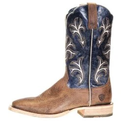 Ariat Men's Cowboss King Brown 11in. Grotto Blue Square Toe Boot -Western Cowboy Store 10038264 2