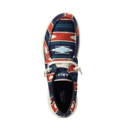 Ariat Men's Hilo Flex Chimayo Cristo Navy Shoe -Western Cowboy Store 10042581 4