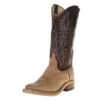 Anderson Bean Men's American Distressed Buffalo 13in. Chocolate Mad Cat Top Crepe Sole -Western Cowboy Store 108534 default l
