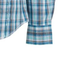 Wrangler Men's Blue Plaid Fashion Western Snap Shirt -Western Cowboy Store 112324667 03