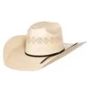 Rodeo King 24K Shantung Diamond 5in. Brim Open Crown Straw Hat -Western Cowboy Store 117265 default l