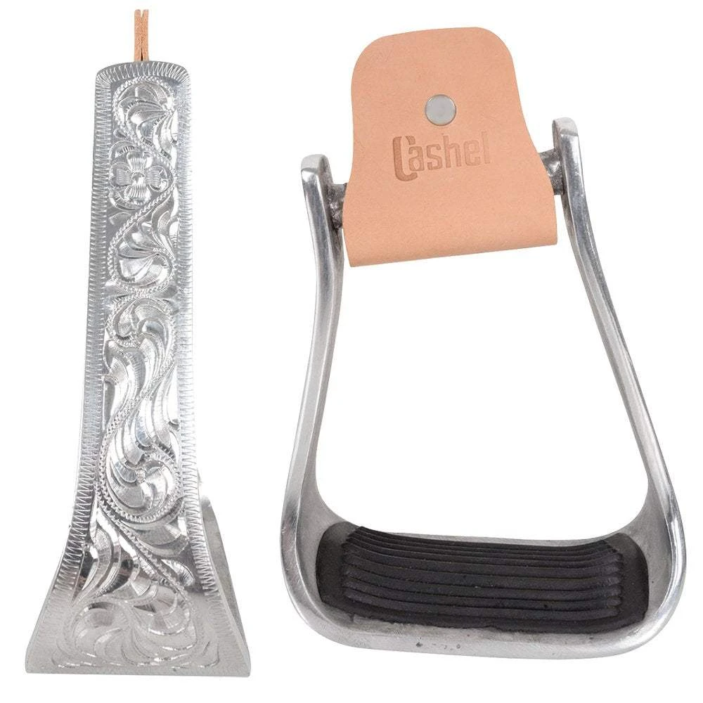 Cashel Company Engraved 2.5in Slanted Stirrups 3 Cashel Company Engraved 2.5in Slanted Stirrups