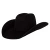 Rodeo King 7X Black Felt With Black Bound Edge 4 1/2in. Brim Open Crown -Western Cowboy Store 125739 default l