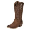 Justin Boots Women`s Rein Waxy Tan 12` Sand Brown Top -Western Cowboy Store 126861 default l
