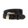 Western Fashion Men's Tooled Black Belt With Red Stitch -Western Cowboy Store 130905 default l