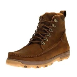 Twisted X Men's Cellstretch 6in. Distressed Saddle Driving Moc Hiker Boot