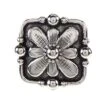 Rockin Out Jewelry 1 1/2in. Square Scalloped Wild Flower Concho -Western Cowboy Store 133356 default l