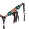 Circle Y Saddlery NRS By Vintage Turquoise Flower Breast Collar 2 Circle Y Saddlery NRS By Vintage Turquoise Flower Breast Collar -Western Cowboy Store 134039 default l