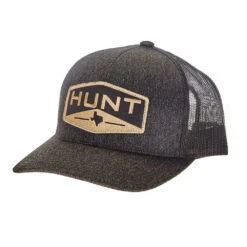 Red Dirt Hat Company Black Hunt Texas Cap