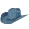 Jw Brooks Custom Hats 50X Robins Egg Smoke 4 1/4in. Brim Felt Cowboy Hat -Western Cowboy Store 139895 default l