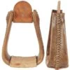 NRS 3 In. Deluxe Rawhide Overshoe Roper Stirrups -Western Cowboy Store 1408 default l