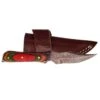 Twisted X Damascus Red/Green Pakkawood Fixed Blade W/Sheath XA-M1109 -Western Cowboy Store 145996 default l
