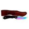 Western Fashion Circle SH Rainbow Blade Skinner Knife W/Sheath CSH-574 -Western Cowboy Store 146335 default l