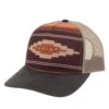 Men's Ariat Brown Serape Logo Mesh Back Cap -Western Cowboy Store 146956 default l