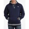 Cinch Men's Navy Logo Sleeve Hoodie -Western Cowboy Store 148178 default l