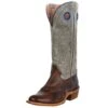Tony Lama Men's Stout Brown Henley 15in. Buckaroo Cowboy Boots 1 Tony Lama Men's Stout Brown Henley 15in. Buckaroo Cowboy Boots -Western Cowboy Store 148366 default l