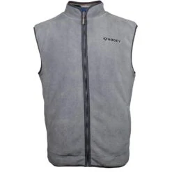 Hooey Men's Charcoal And Aztec Reversible Fleece Vest