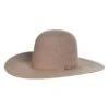Rodeo King Natural 100X Self Band 4 1/2in. Brim Open Crown Felt Cowboy Hat -Western Cowboy Store 151245 default l