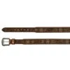 Men's JP West Tooled Belt With Rawhide And Conchos -Western Cowboy Store 152061 default l
