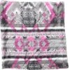 Wyoming Traders Aztec Silver And Pink Wild Rag Scarf WT-A2 -Western Cowboy Store 152318 369506