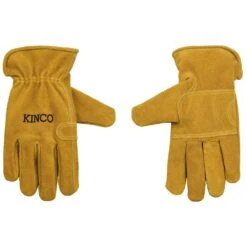 Kinco Gloves Suede Cowhide Double Palm Driver Gloves