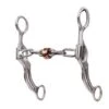 Professionals Choice Swept Back Double Bar Chain W/Copper Rollers 7in Cheek Bit -Western Cowboy Store 157397 default l