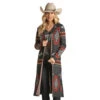 Rock & Roll Denim Navy Aztec Duster -Western Cowboy Store 159334 default l