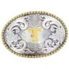 M&F T Initial Belt Buckle