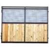 Metro Gate Horse Stall Panel 12' Estate Wood/Wire -Western Cowboy Store 160258 default l