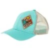 Mcintire Saddlery Turquoise Patch Cap