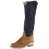Olathe Boot Company Men`s Sand Angry Elk 16in Indigo Navajo Bison Top Cutter Toe Boot -Western Cowboy Store 160916 default l