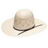 NRS 20X Ivory Double Row Fancy Vent 4 1/4 Inch Brim Open Crown Straw Cowboy Hat 2 NRS 20X Ivory Double Row Fancy Vent 4 1/4 Inch Brim Open Crown Straw Cowboy Hat -Western Cowboy Store 161804 default l