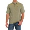 Cinch Men's Striped Yellow Polo Shirt 1 Cinch Men's Striped Yellow Polo Shirt -Western Cowboy Store 164828 default l