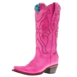Corral Womens Napa Sahara Fuchsia 13 In Pink Top Cowgirl Boot