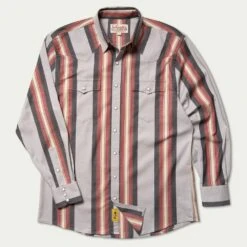 Schaefer Outfitters Mens Laredo Stripe Western Shirt