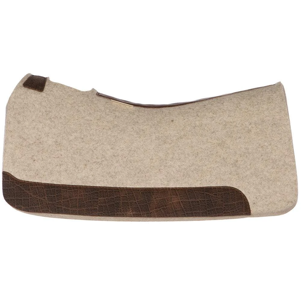 5 Star 1in. Barrel Racer 28 X 30 Saddle Pad With Exclusive Chocolate Elephant Print Wear Leathers 4 5 Star 1in. Barrel Racer 28 X 30 Saddle Pad With Exclusive Chocolate Elephant Print Wear Leathers - Image 2