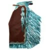 Saddle Barn Tack Brown Turquiose And Gold Rodeo Chaps -Western Cowboy Store 19380 default l