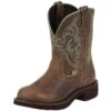 Justin Boot Company Women's Gemma Tan Jaguar Cowgirl Boots