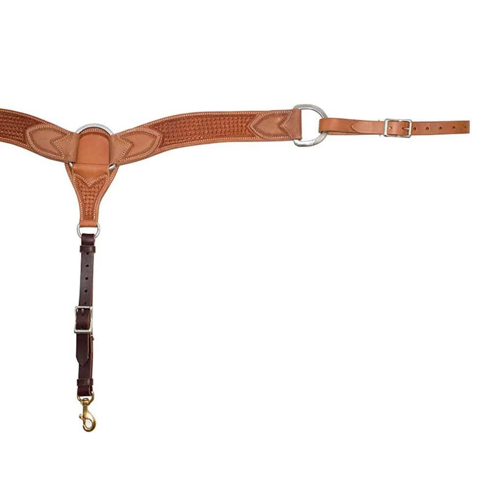 Partrade Trading Corporation Golden Leather Spider Stamp 2-3/4in Breast Collar 3 Partrade Trading Corporation Golden Leather Spider Stamp 2-3/4in Breast Collar