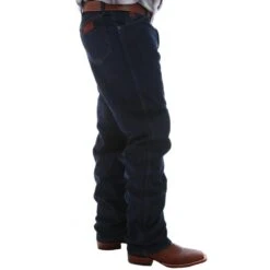 Wrangler Men's 20X Original Fit Stone Dark Jeans 9 Wrangler Men's 20X Original Fit Stone Dark Jeans -Western Cowboy Store 22MWXSN side1