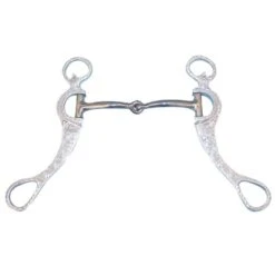 Partrade Trading Corporation Smooth Snaffle Swept Cheek Bit