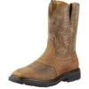 Men's Ariat Sierra Aged Bark Steel Toe Work Boots -Western Cowboy Store 28550 default l
