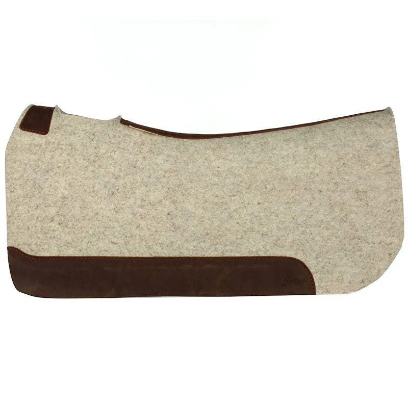 5 Star Equine Products Supplies Inc. 5 The Performer 7/8 Inch Natural Felt Saddle Pad 4 5 Star Equine Products Supplies Inc. 5 The Performer 7/8 Inch Natural Felt Saddle Pad - Image 2