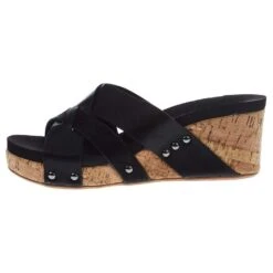 Corkys Footwear Women's Corky Amuse Black Wedge -Western Cowboy Store 41 0112 BLCK Q 03