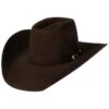 American Hats 40X Chocolate Open Crown 4-1/4in Brim Felt Cowboy Hat -Western Cowboy Store 60631 default l