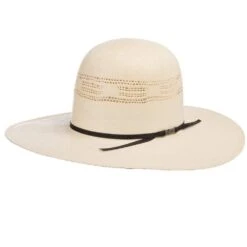 American Hats Bangora Open Crown 4-1/4in. Brim Cowboy Hat -Western Cowboy Store 650S2CBK42 5