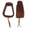 Nrs Competitors Chocolate Overshoe Roughout Covered Stirrups -Western Cowboy Store 79173 default l